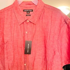 Mens Michael Kors Button Up Shirt NWT
